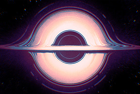 Artist's depiction of a black hole